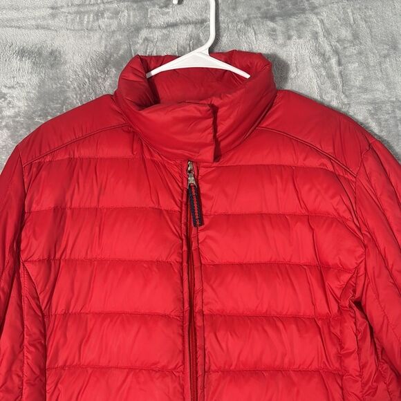 Tommy Hilfiger Red Down Packable Puffer Lightweight Jacket Size XL - Picture 2 of 11